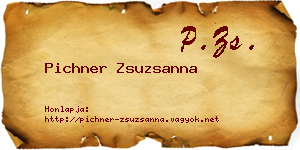 Pichner Zsuzsanna névjegykártya